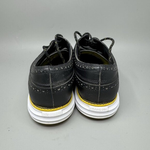 Cole Haan ØriginalGrand Golf Shoe Mens 11.5 Black Leather Lace-Up Low Top C33682 main image 4